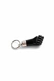 Colgante Figa (Higa) de Azabache Natural y Plata 925 – Amuleto Tradicional de Protección – Artesanal (M-2,2cm)