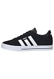 adidas Hombre Daily 3.0 Leather Shoes, Core Black / Cloud White / Core Black, 40 2/3 EU