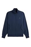Fred Perry Classic Harrington Jacket (FR/ES, Letras, M, Regular, Regular, Azul)