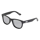 Vans Uni Spicoli - Gafas de sol, color negro mate y espejo plateado, talla única, Espejo negro mate y plateado, Talla única