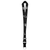 Nike Unisex LANYARD Nike Lanyard, Unisex adulto, Cordón., N.IA.17.010.NS, blanco/negro, talla única