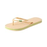 R-ISLAND Chanclas Mujer Logo Brasil, Sandalias Cómodas Antideslizantes, Zapatillas para Piscina, Playa, Ducha, Casa, Verano (Caqui 36)