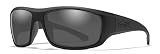 Wiley X WX Omega Gafas de Sol, Unisex, Wx Omega, Matte Black/Ops Smoke Grey, M/L