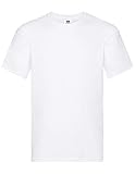 Fruit of The Loom Fruit of The Loom Mens Original 5 Pack T-Shirt, Camiseta para Hombre, Blanco (White), X-Large