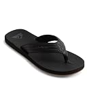 Quiksilver Carver Nubuck - Sandals For Men, Chanclas Hombre, Negro (Solid Black Sbkm), 41 EU