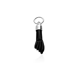 AVANCY Mano Azabache Asturiano Natural con Casquillo en Plata Ley 925