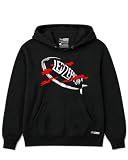 VINY WOODY Grupo Britanico Sudadera con Capucha Unisex, Negro, Manga Larga, Algodón, Estilo Casual Blues Rock (FR/ES, Letras, XXL,)