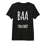 Cita de Texto Divertido Baa I'm A Sheep T Shirt Sheep Quotes Camiseta Premium