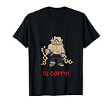I'll Carry! Chibi League Heroes I - Camiseta para hombre y mujer Camiseta