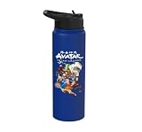 Avatar Colectivo Grupo Héroes Villanos Personajes Poses Stainless Steel Insulated Water Bottle