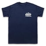 Camiseta original de personal de Beef of Chicagoland, El Oso para hombre, Azul ultramarino., S