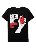 American Idiot - Camiseta Manga Corta para Hombre, Color Negro, Talla M