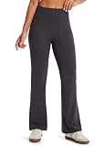 Libin Pantalón de Yoga Legging Deportivo con 2 Bolsillo 29',Gris Oscuro L