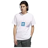 adidas Originals Nora Faces Camiseta de skate de algodón unisex - Blanco - X-Large