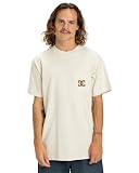 Dcshoes DC Star Pocket HSS - Camiseta de Manga Corta para Hombre, Color Beige XL