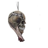 Nemesis Now Metallica Sad But True - Adorno Colgante de 10,8 cm, Producto Oficial de Metallica, decoración navideña de Banda de Rock, Fundido en la Mejor Resina, Pintado a Mano por Expertos