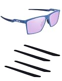 Handwith 2 pares de calcetines de silicona suave para gafas de sol para Oakley Futurity, Sun OO9482, antideslizantes, ajuste cómodo, empuñaduras de brazo, kit de repuesto, color negro