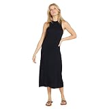 Volcom Vestido midi Stonelight para mujer, Negro 1, Medium