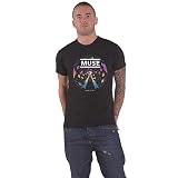 Shirtzshop Muse Resistance Moon - Camiseta, Color Negro, Negro, L