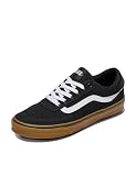 Vans Hombre Brooklyn LS Zapatilla Black and Gum 43 EU
