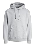 JACK & JONES Jjebradley Noos Sweat Hood Sudadera con Capucha, Hombre, Gris Claro, XXL