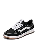 Vans Ryland LS, Zapatillas Hombre, Suede Canvas Black White 43 EU