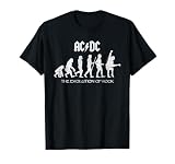 Oficial AC/DC Evolution of Rock Artwork ACDC Rock Camiseta