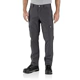 Carhartt Rugged Flex Relaxed Fit Ripstop Cargo Fleece-Lined Work Pant, Pantalones de Trabajo Hombre, Gris (Shadow), 36W / 34L