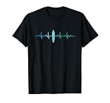 Latido Del Corazón Surfero Amante Del Mar Tabla De Surf Camiseta