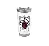 Nu Goth Vaso térmico de acero inoxidable de doble pared