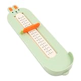 POFET Dispositivo de medición de pies, Herramienta de medición de pies, tamaño de Zapato, Regla de medición de pies, Regla de medición de pies con Tablas de Tallas