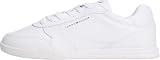 Tommy Hilfiger Runner Sneaker Hombre Cup Leather Low Top, Blanco (White), 44