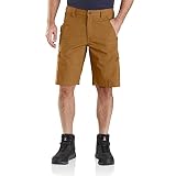 Carhartt Rugged Flex Relaxed Fit Ripstop Cargo Work Short Pantalones Cortos Utility, marrón, 33W para Hombre
