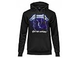 Metallica Sudadera oficial Ride The Lightning. Sudadera con capucha unisex de algodón. Ajuste regular para adultos y niños, Negro , M