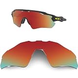HiCycle2 Lentes de Recambio Polarizadas para Gafas de Sol Oakley Radar EV Path, rojo