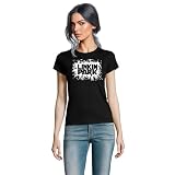 Camiseta Mujer Linkin Park Grupo Rock música (FR/ES, Letras, XL, Regular, Regular, Negro)