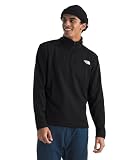 THE NORTH FACE - Chaqueta de Forro Polar Cedar Trail Grid 1/4 Zip para Hombre - Ligera y Transpirable con Elasticidad - Materiales Reciclados- TNF Black, M