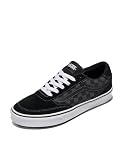 Vans Hombre Brooklyn LS Zapatilla Checkerboard Black and Asphalt 44.5 EU