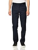 Dickies Hombre, Pantalón utilitario de corte cónico ajustado, NAVY Talla únicaCURO, 32W / 30L