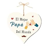 Regalos De Reyes,Regalos para Papa Placa Colgante De Madera Con Forma De Corazón,Regalo Papa,Regalo Dia Del Padre