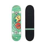 OLSSON Skateboard Enjoy - Rodamientos ABEC 7 - Tabla de 31,5' x7,75 - Cóncavo Medio - 7 láminas de Arce Canadiense - Ejes de Aluminio 5,25' - Lija de Alto Agarre - Ruedas Alto Rebote Creek SHR 53MM