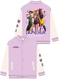 KPop Demon Hunters Chaqueta Varsity, Chaqueta Bomber Niña Huntrix 11-12 Años