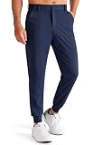 Libin Pantalón de Golf Hombre Jogging Pantalones Chandal Azul Marino L