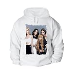 MERCHANDMANIA Sudadera con Capucha A3 Cantantes KPOP Blackpink How You Like That Pink Venom con Bolsillos