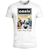 Oasis Camiseta de hombre Definitely Maybe camiseta Rock ajuste regular