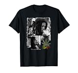 Oficial Bob Marley Kaya Collage Reggae Vintage Camiseta