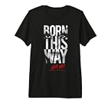 Lady Gaga Born This Way Text Music by Rock Off Camiseta Premium