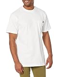 Dickies Camiseta Holgada Con Bolsillo Y Manga Corta Hombre, Blanco, L