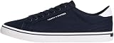 Tommy Hilfiger Sneaker con Suela Vulcanizada Hombre Long Lace Low Top, Azul (Desert Sky), 42