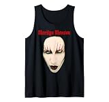 Marilyn Manson Big Face Red Lips Camiseta sin Mangas